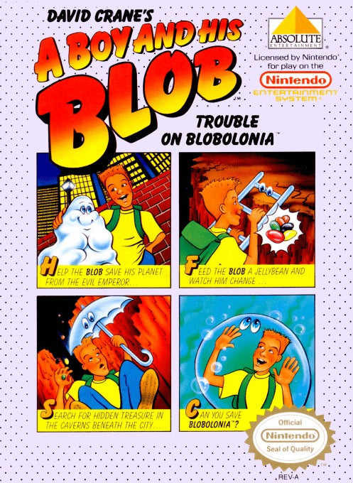A Boy and His Blob Trouble on Blobolonia - Nintendo NES