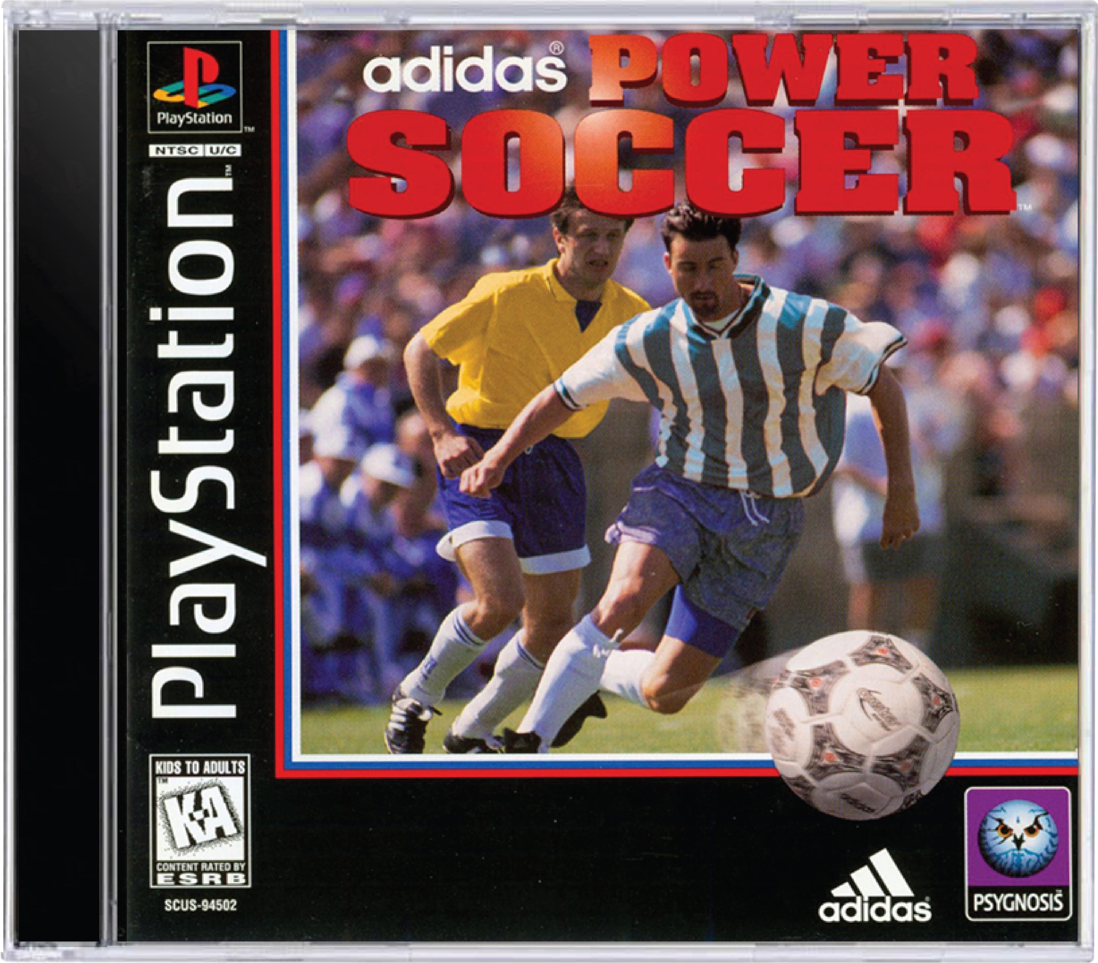 Adidas Power Soccer Cover Art and Product Photo