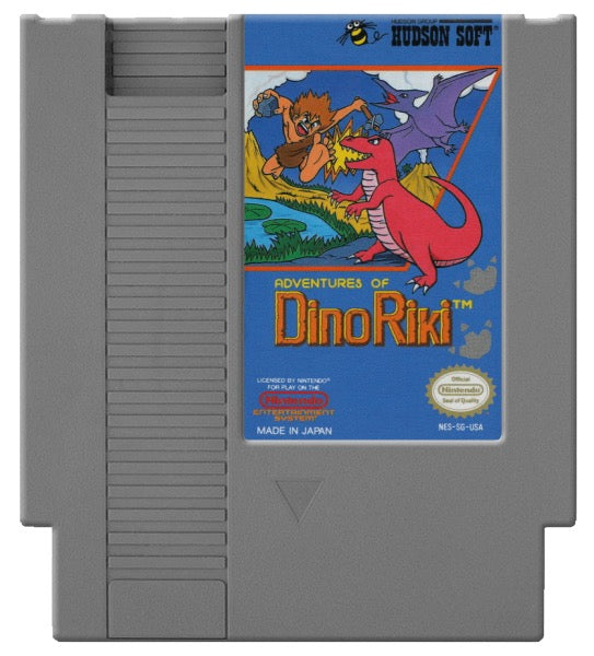 Adventures of Dino Riki Cover Art and Product Photo