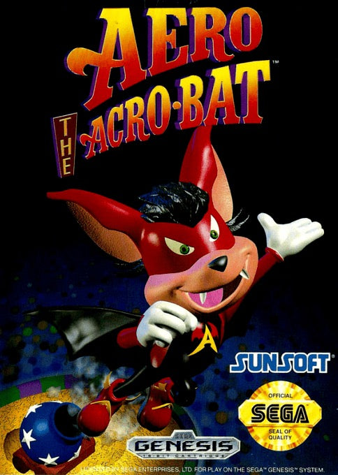 Aero the Acro-Bat Cover Art