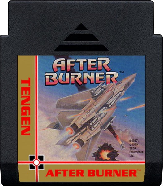 After Burner Tengen Cover Art and Product Photo