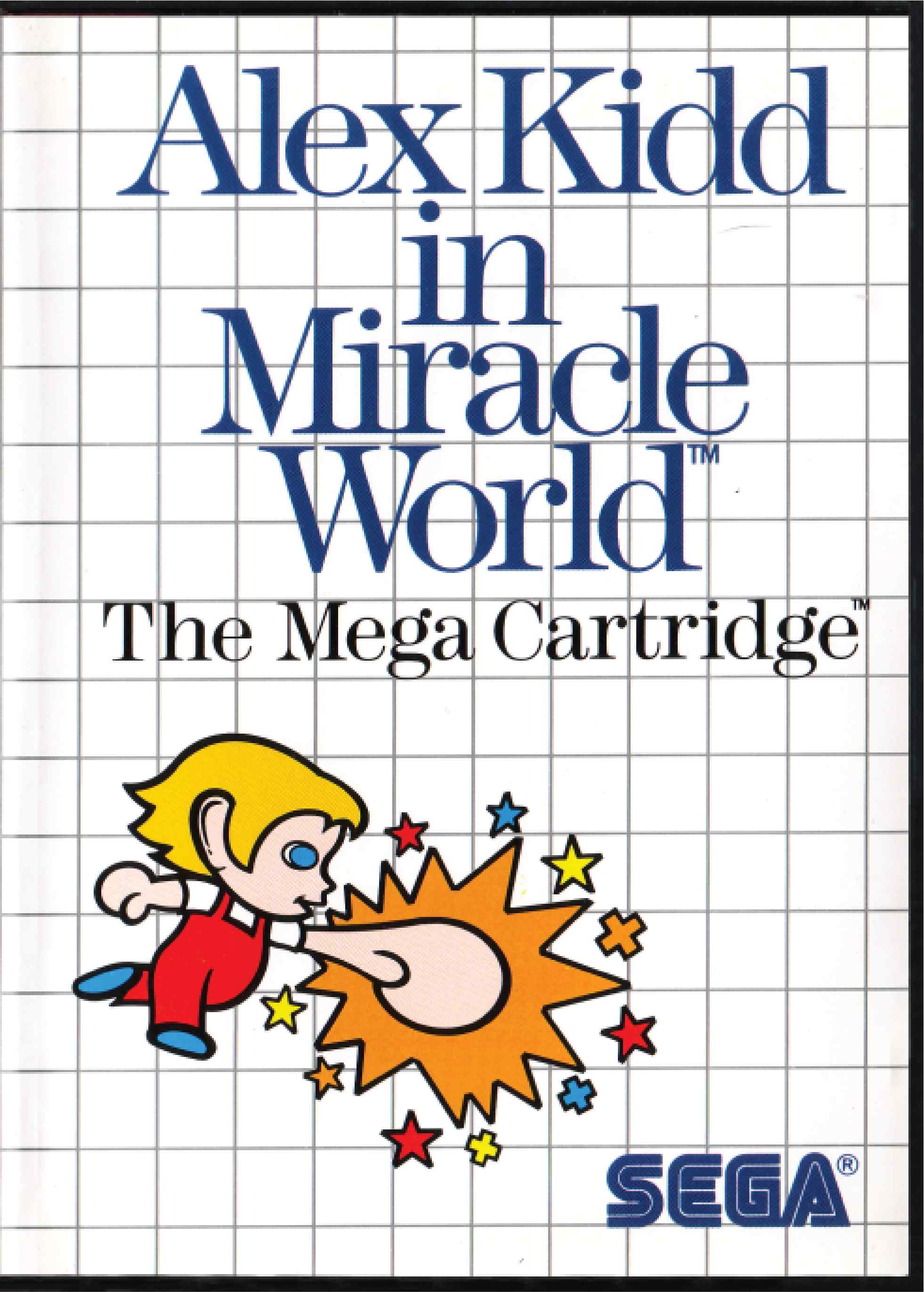 Alex Kidd in Miracle World Cover Art