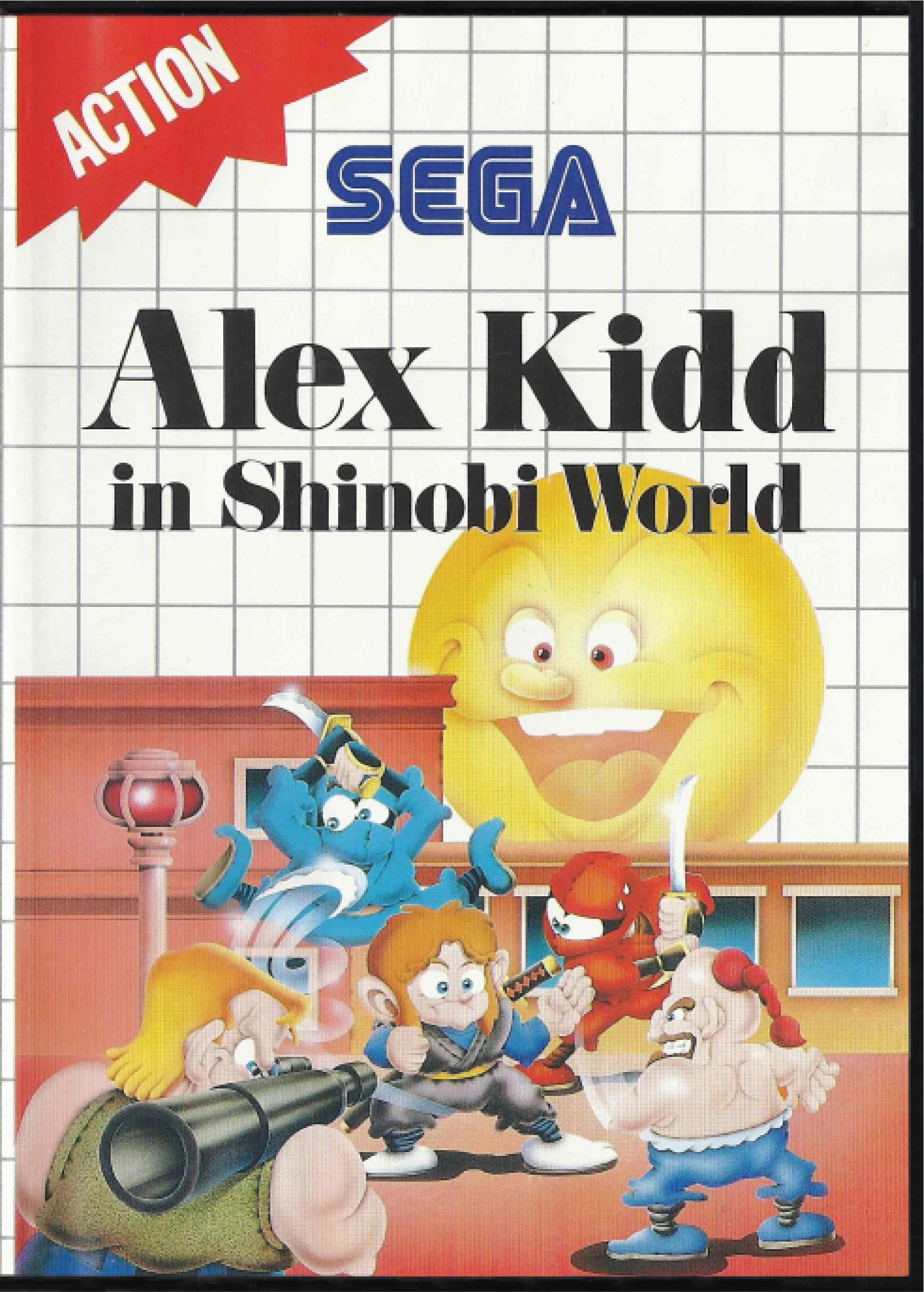 Alex Kidd in Shinobi World Cover Art