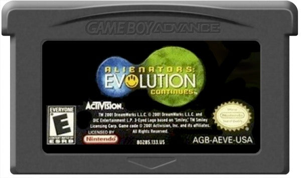 Alienators Evolution Continues Cartridge