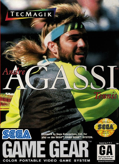 Andre Agassi Tennis Cover Art