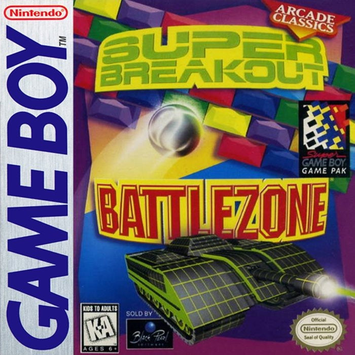 Arcade Classic Super Breakout and Battlezone Cover Art