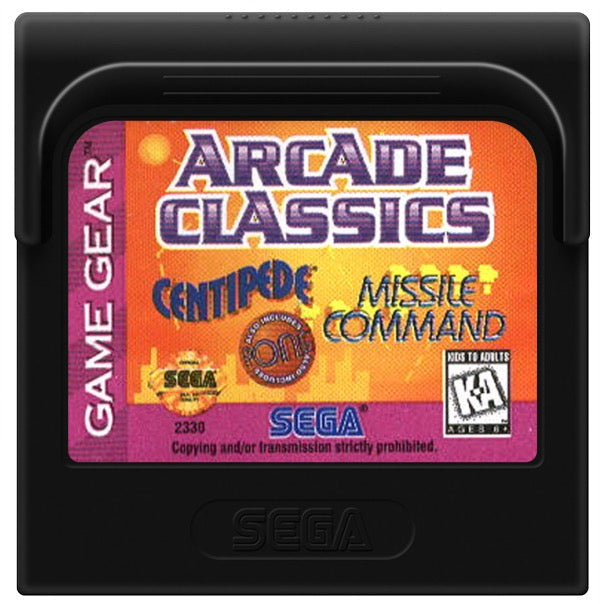 Arcade Classics Cartridge