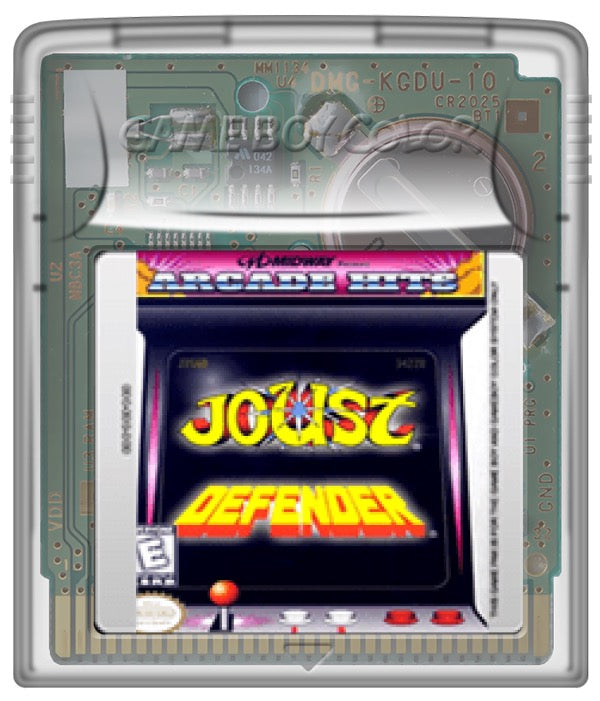 Arcade Hits Joust and Defender Cartridge