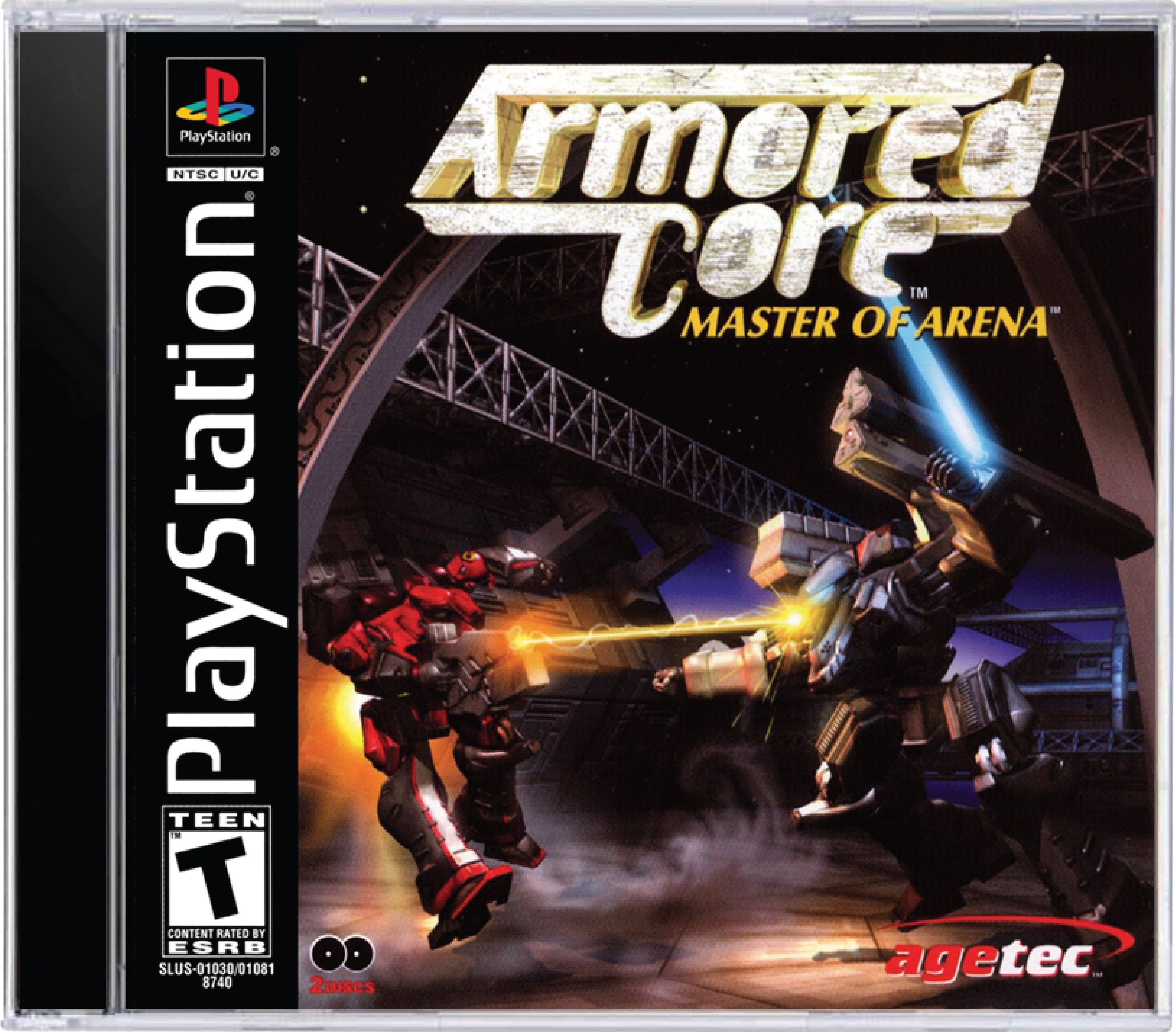 Armored Core Master of Arena Cover Art and Product Photo
