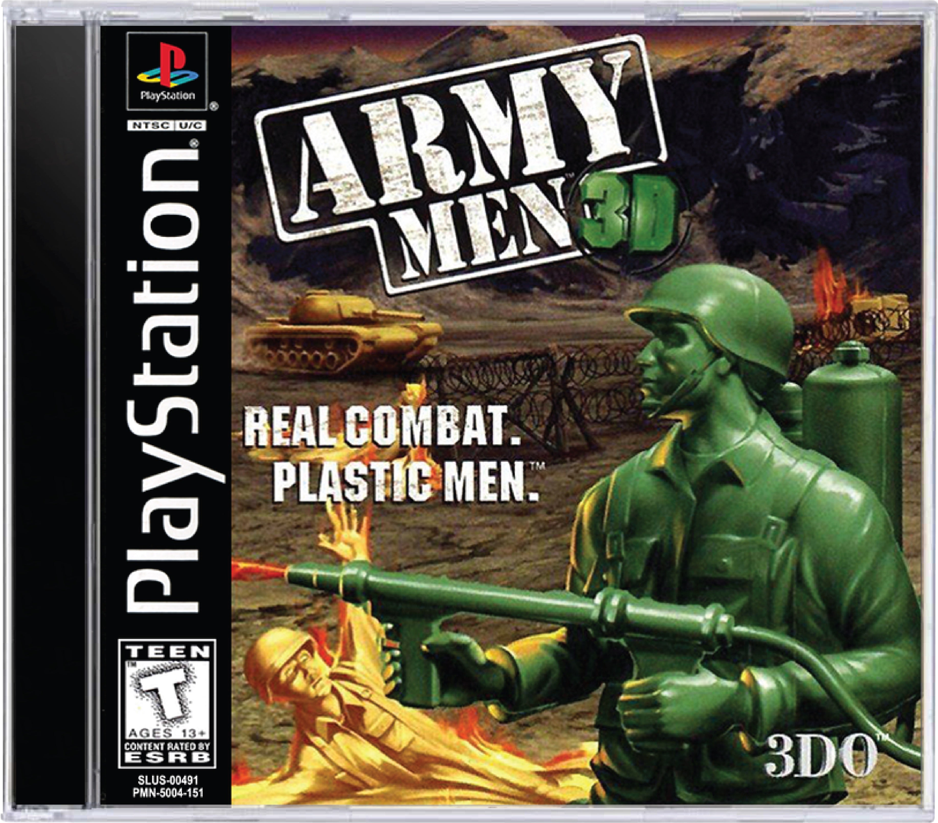 Army Men 3D Cover Art and Product Photo