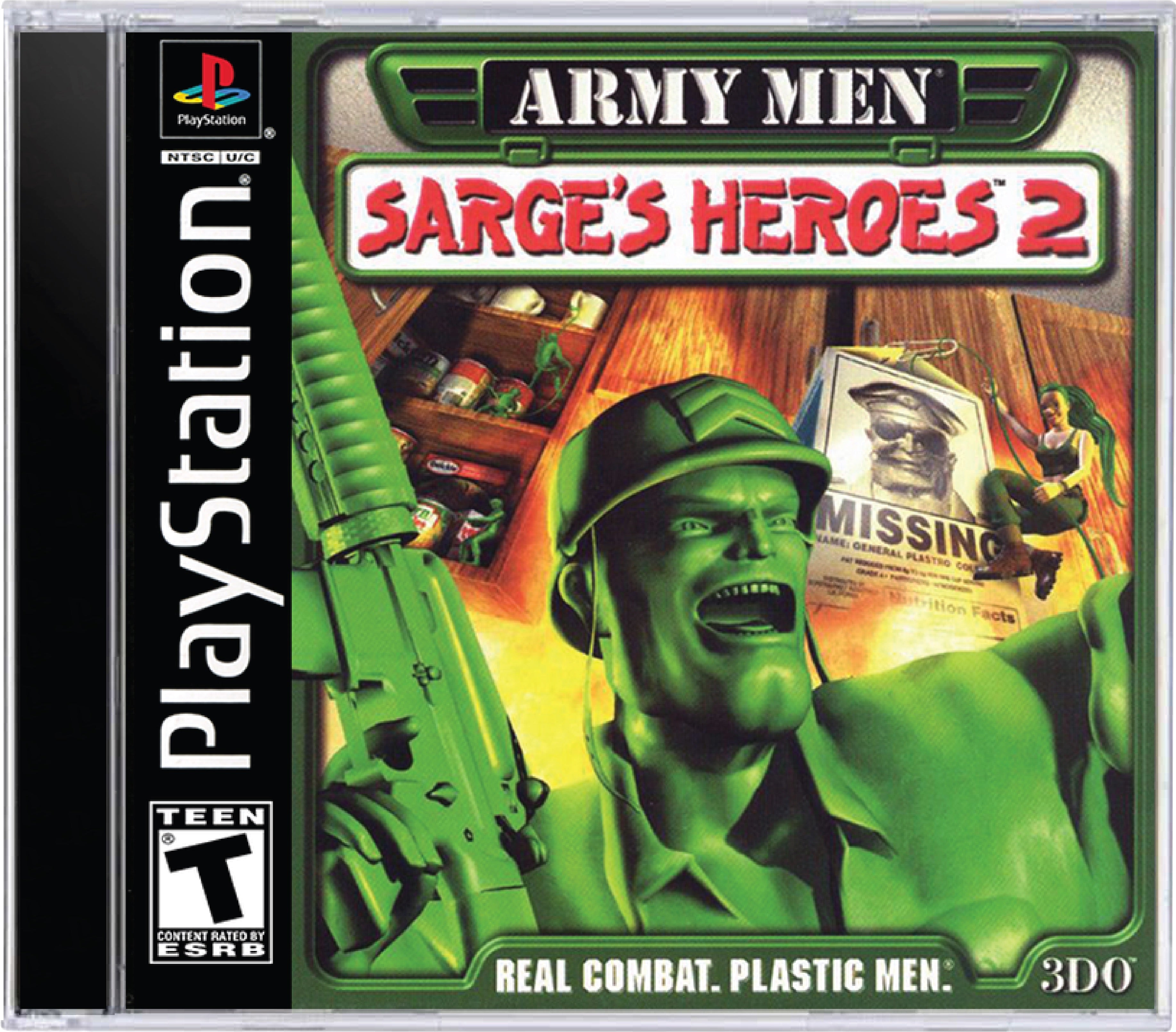 Army Men Sarge's Heroes 2 Cover Art and Product Photo