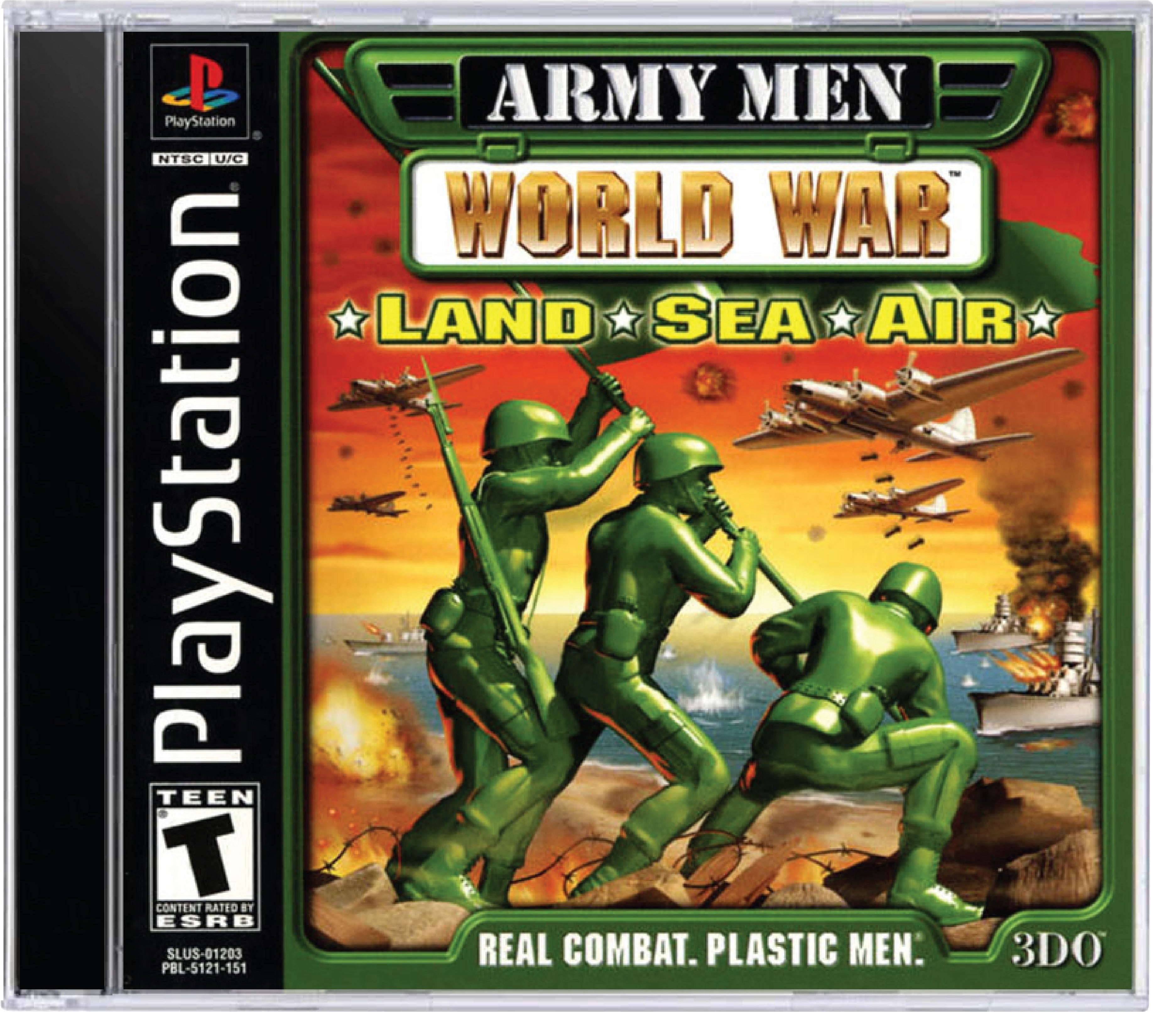 Army Men World War Land Sea Air Cover Art and Product Photo