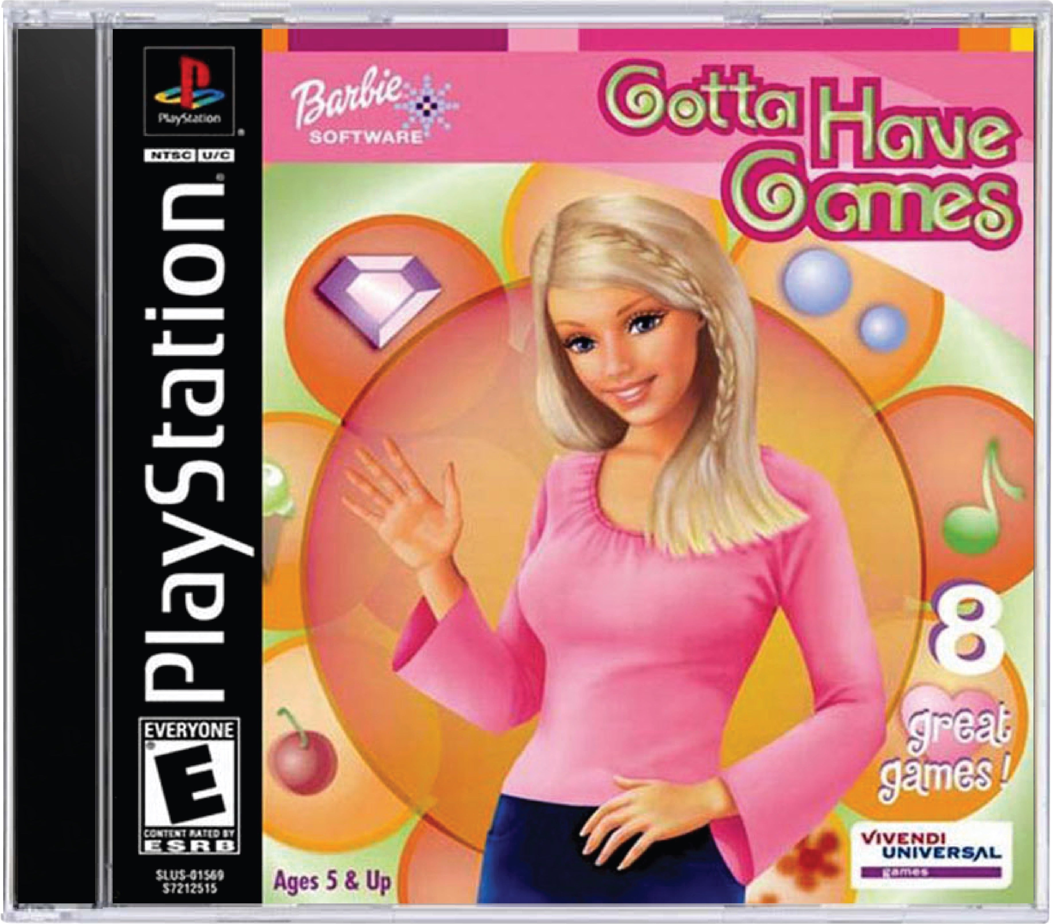 Barbie Gotta Have Games Cover Art and Product Photo