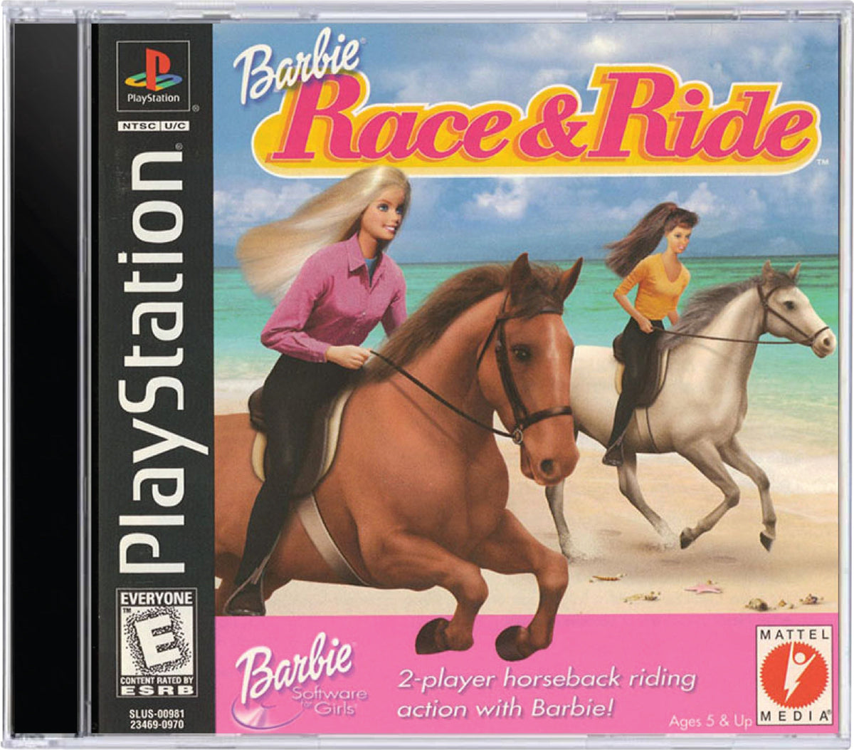 Barbie Race and Ride for Sony PlayStation 1 (PS1) | TVGC