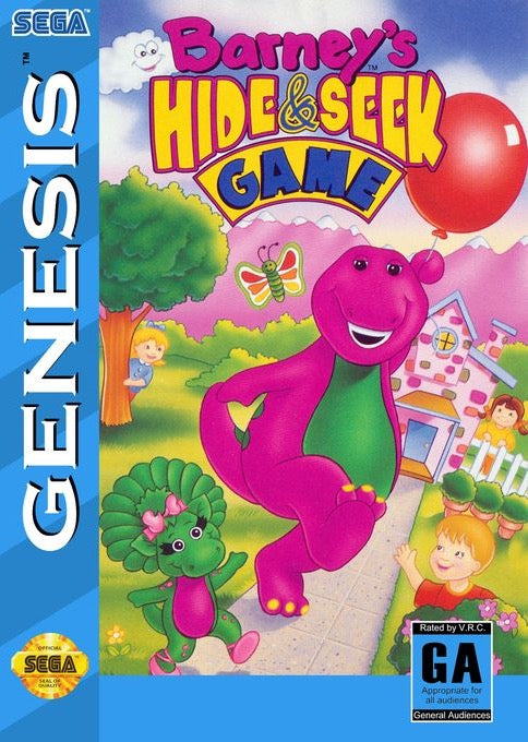 Barney Hide and Seek Cover Art