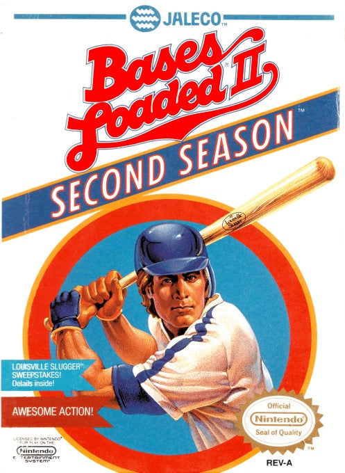 Bases Loaded 2 Second Season - Nintendo NES