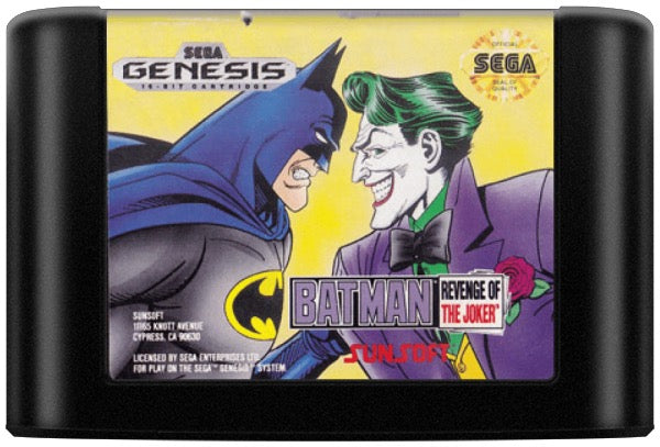Batman Revenge of the Joker Cartridge
