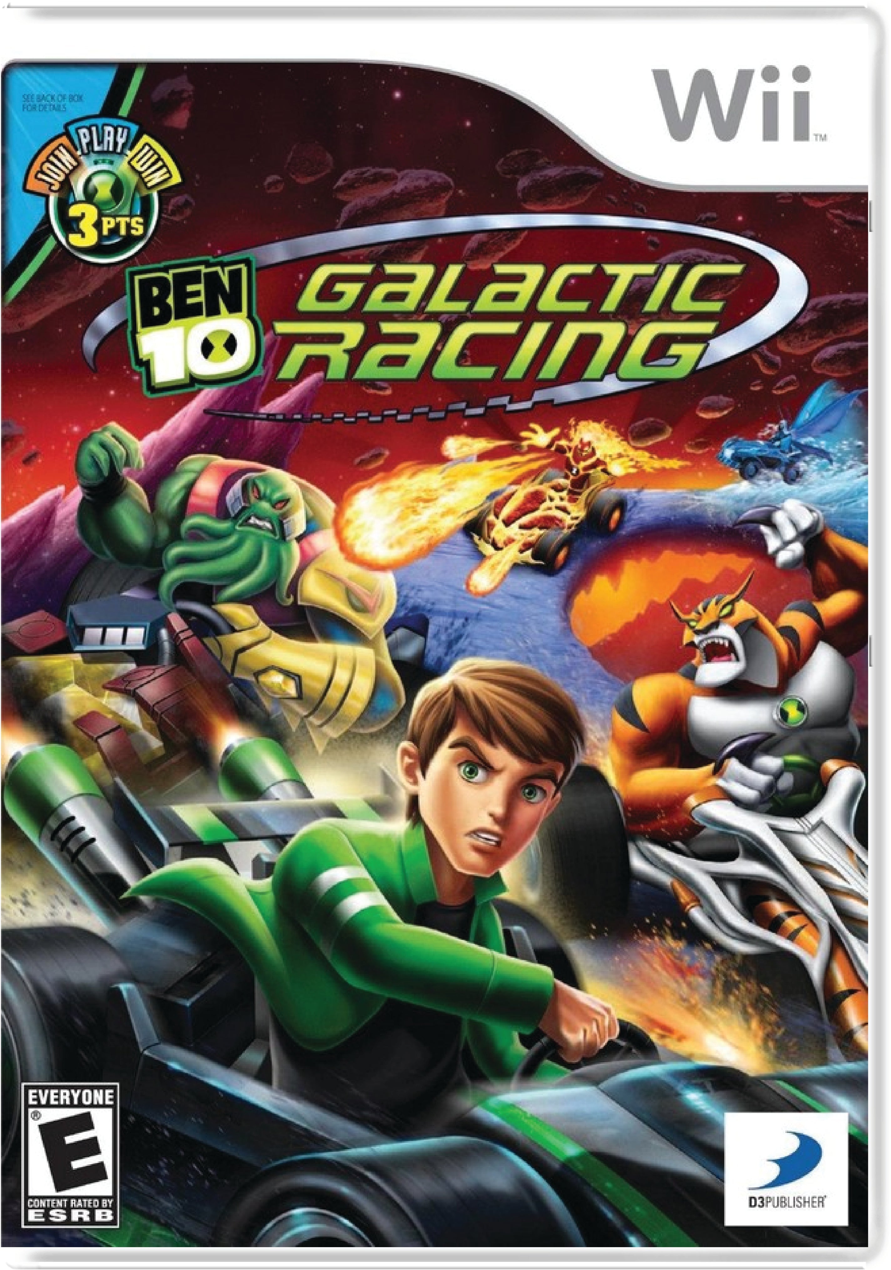 Ben 10 Galactic Racing Cover Art