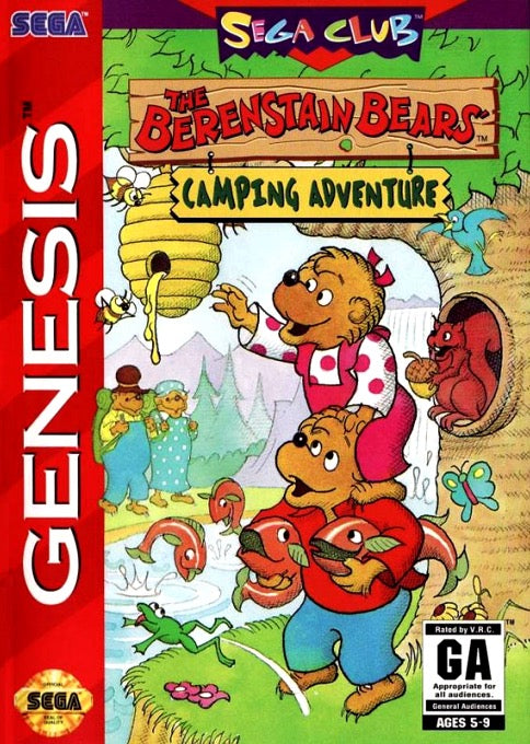 Berenstain Bears Camping Adventure Cover Art