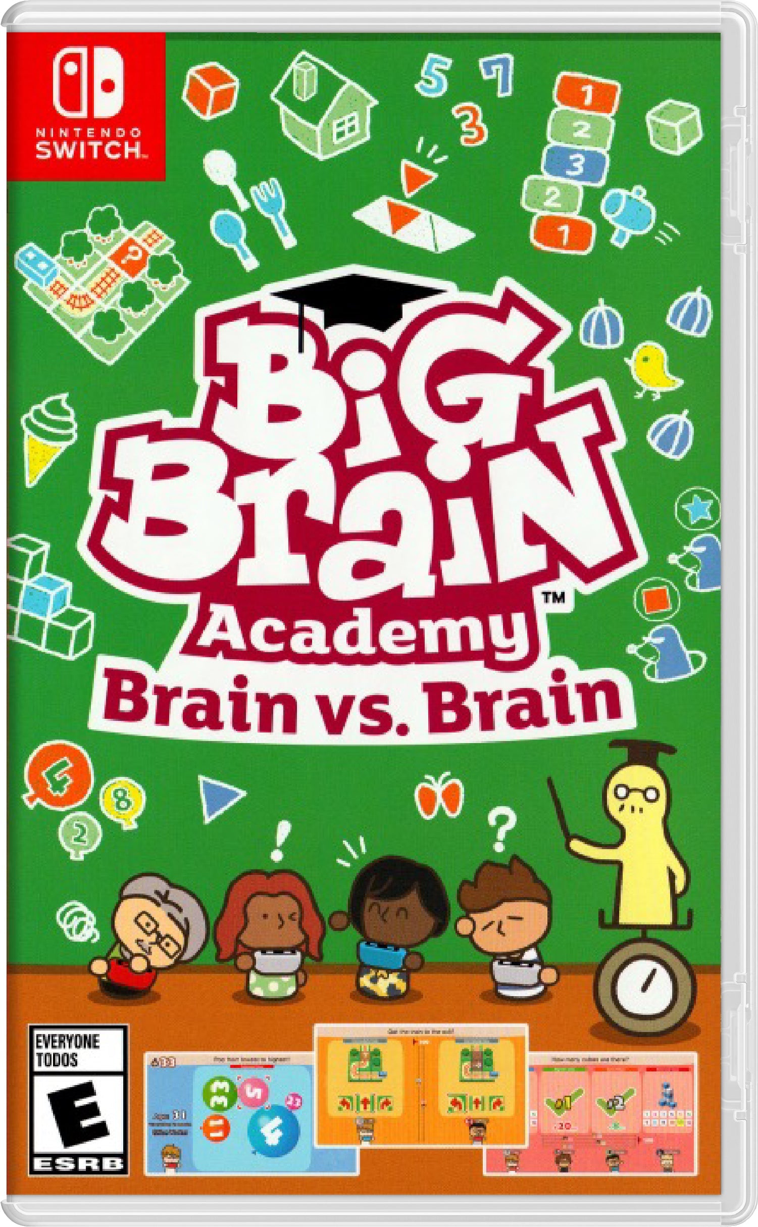 Big Brain Academy Brain vs. Brain Cover Art