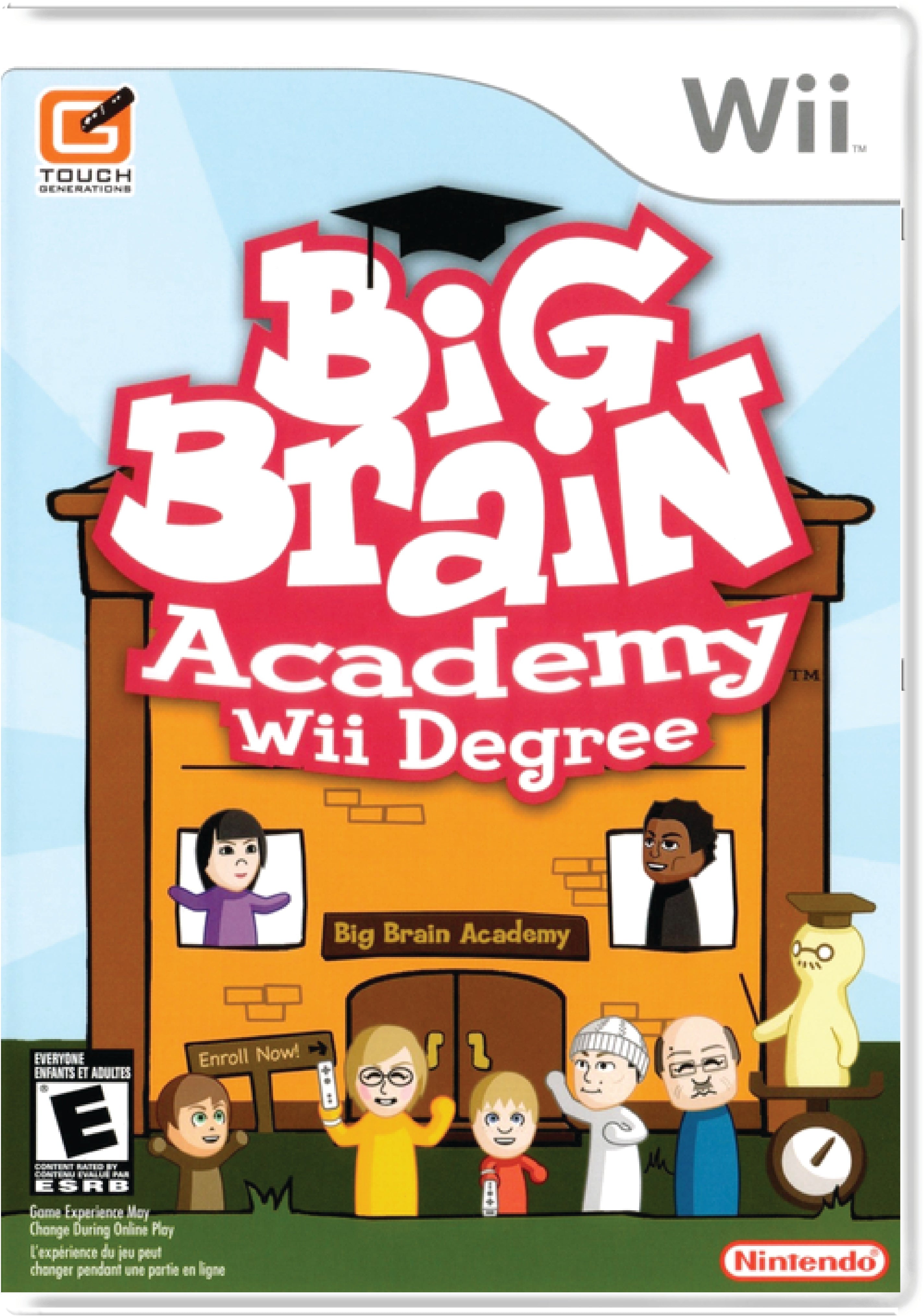 Big Brain Academy Wii Degree Cover Art