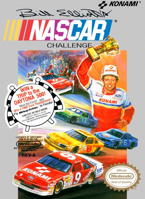 Bill Elliott's NASCAR Challenge - Nintendo NES