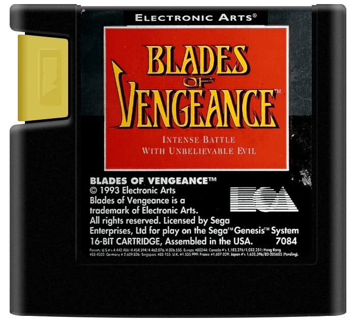 Blades of Vengeance Cartridge