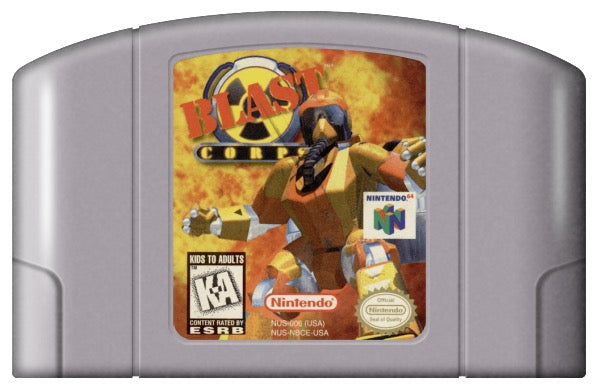 Blast Corps Cover Art and Product Photo