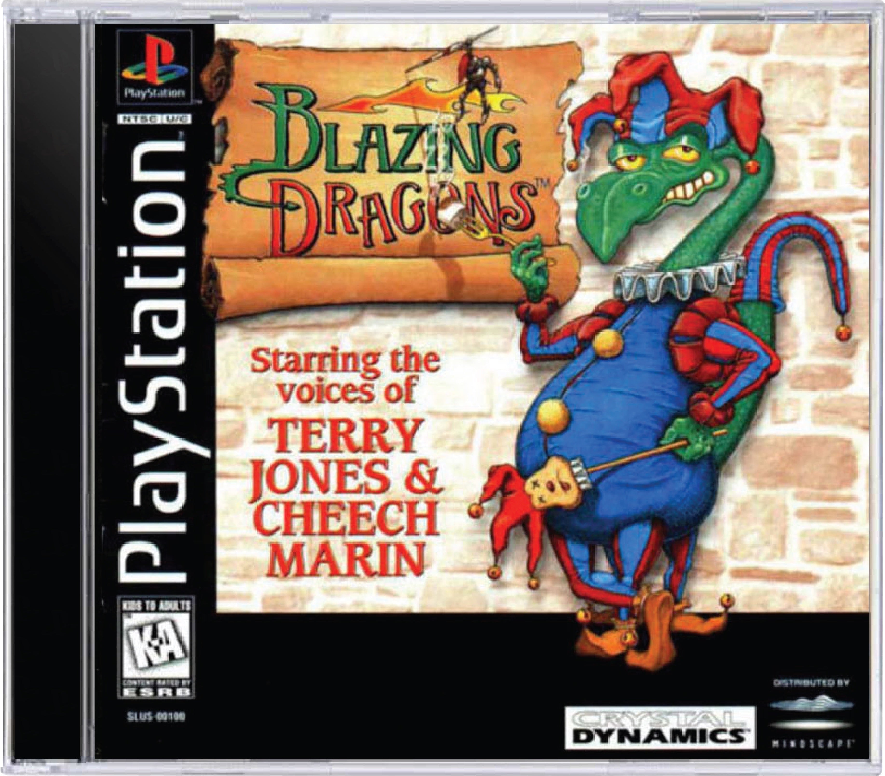 Blazing Dragons Cover Art and Product Photo