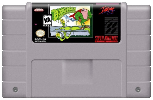 Boogerman A Pick and Flick Adventure Cartridge
