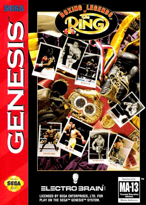 Boxing Legends Of The Ring Cover Art