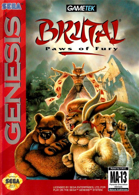 Brutal Paws of Fury Cover Art