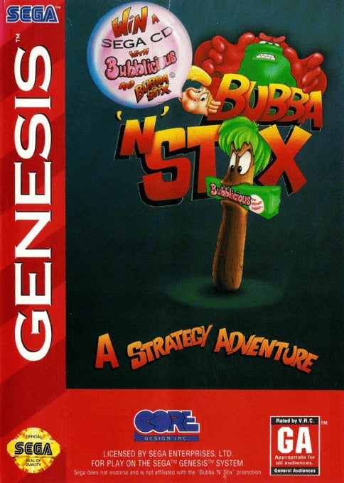 Bubba and Stix Cover Art