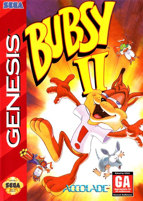Bubsy II Cover Art