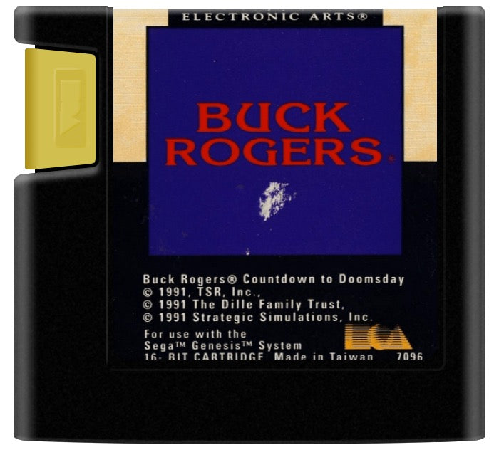 Buck Rogers Countdown to Doomsday Cartridge