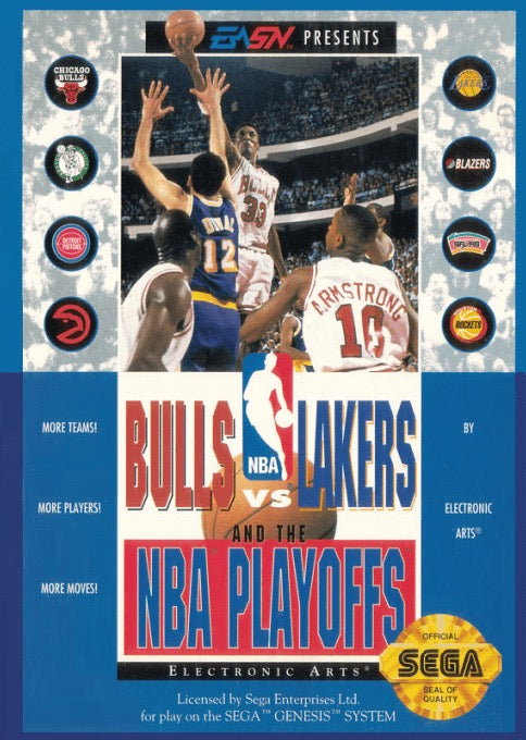 Bulls vs Lakers and the NBA Playoffs Cover Art