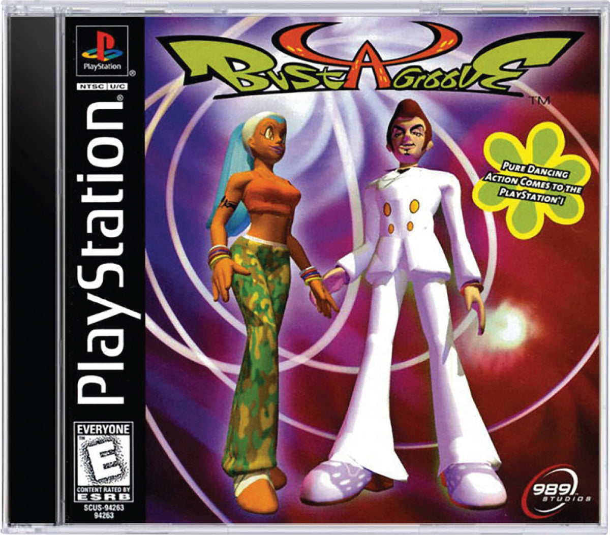 Autocollant Carte Mémoire PS1 Bust A Groove - édition Limitée Japon - Near Mint