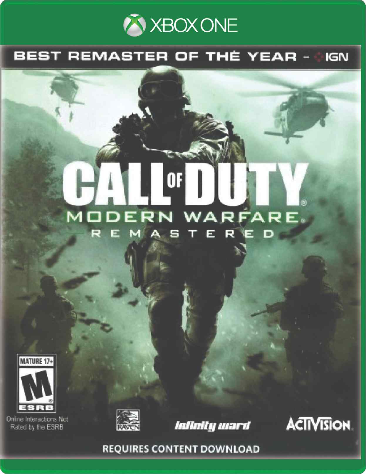 Call of Duty Modern Warfare Remastered Cover Art