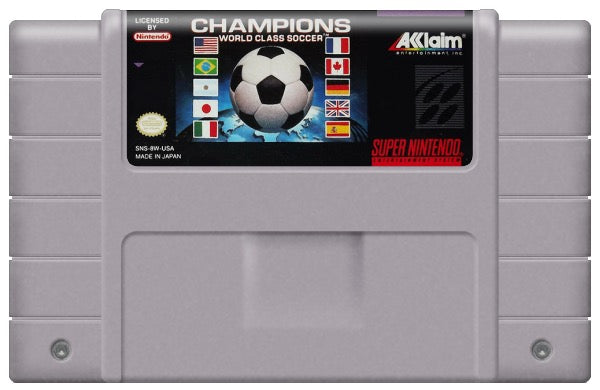 Champions World Class Soccer Cartridge