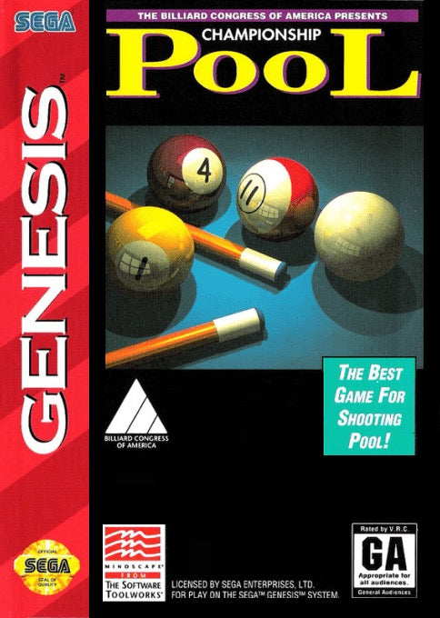 Championship Pool Cover Art