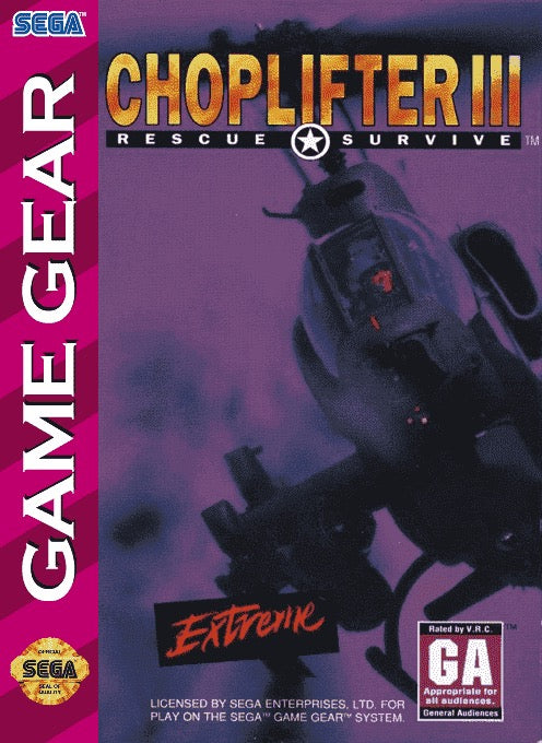 Choplifter III Cover Art