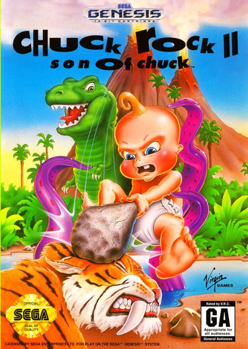 Chuck Rock II Son of Chuck Cover Art