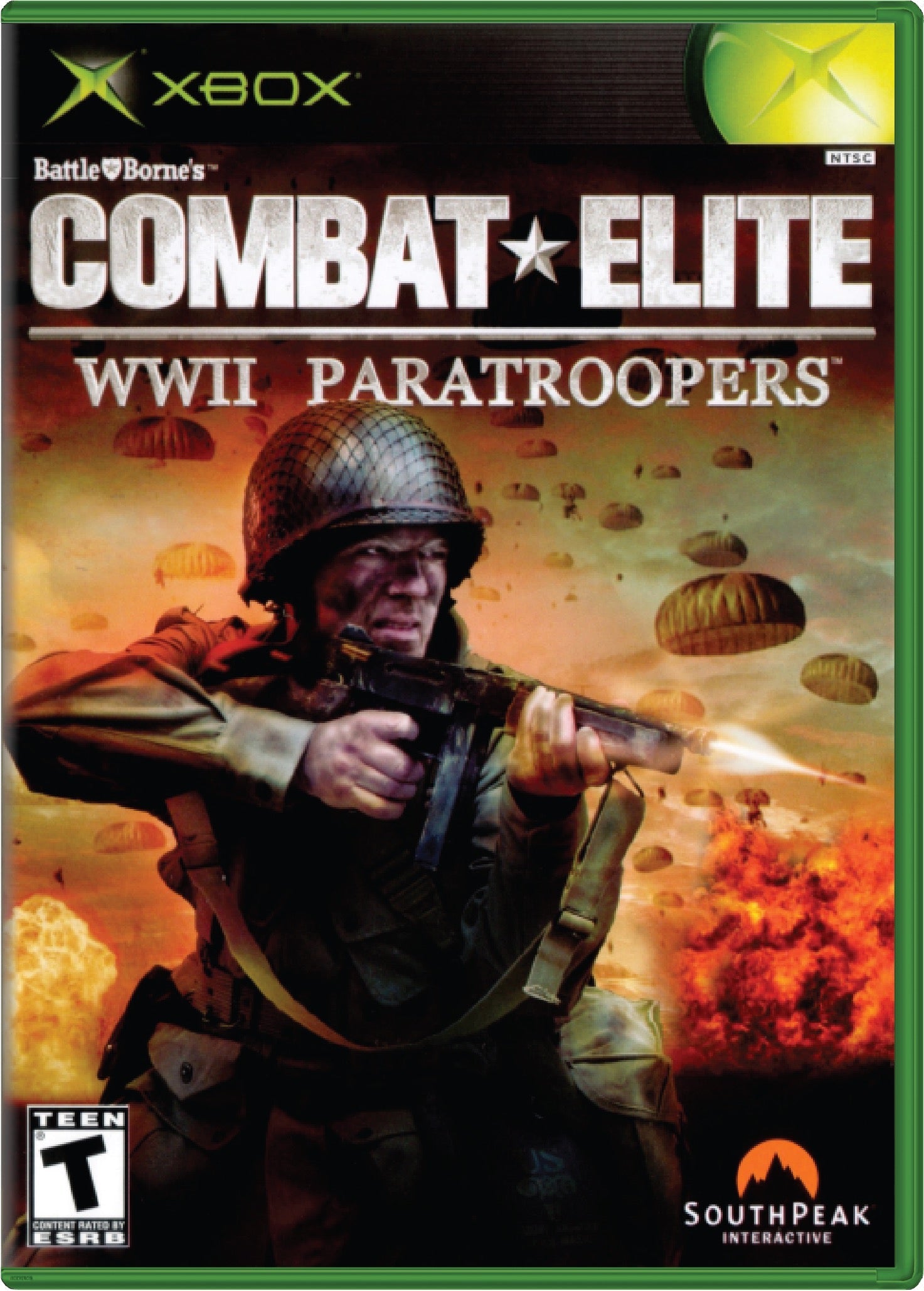 Combat Elite WWII Paratroopers Cover Art