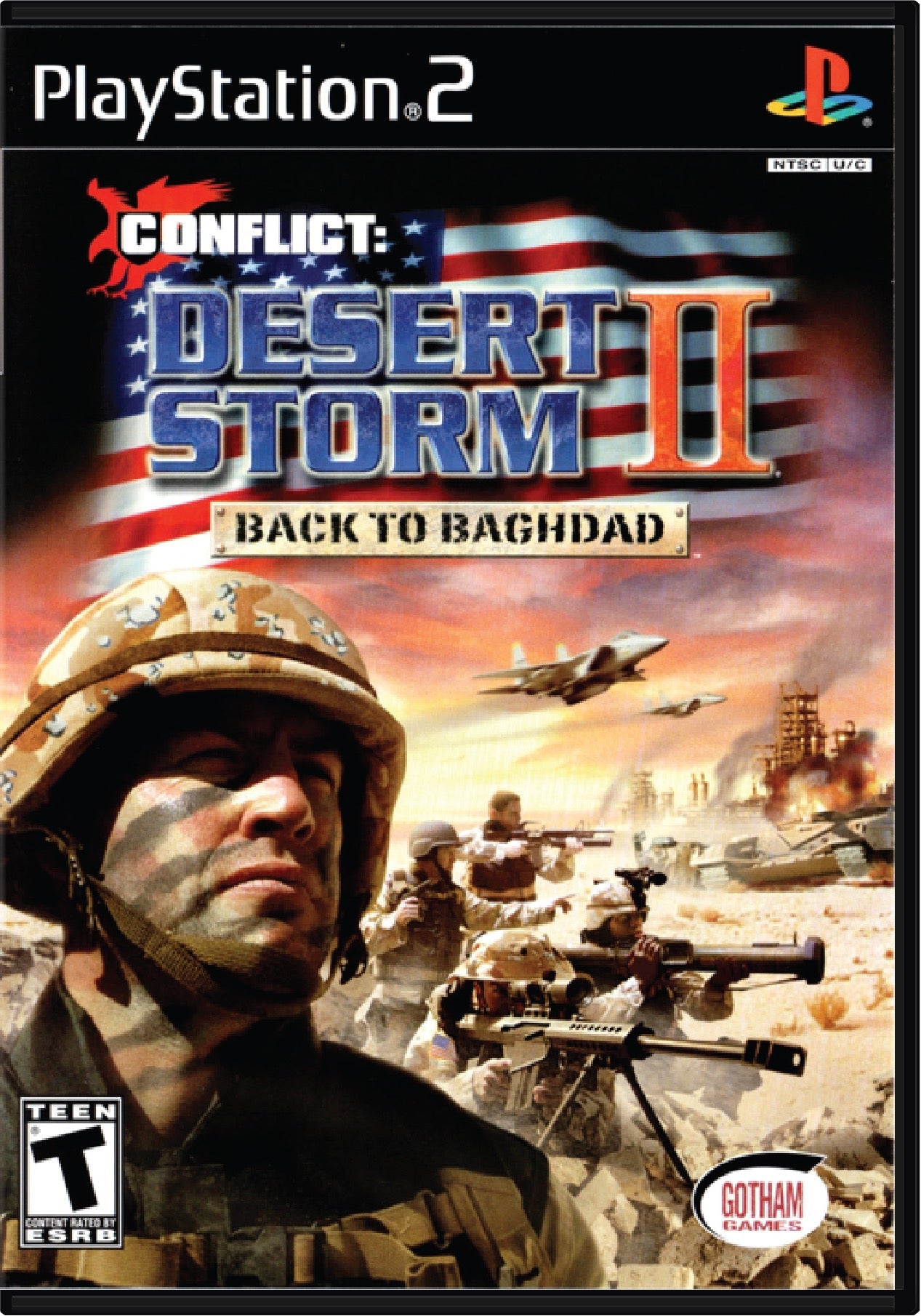 Conflict Desert Storm 2 Cover Art and Product Photo