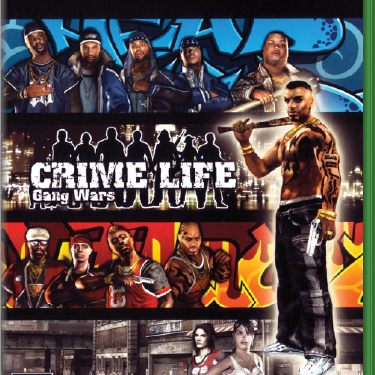 4360 - JEU XBOX CLASSIC - CRIME LIFE GANG WARS - PAL FR