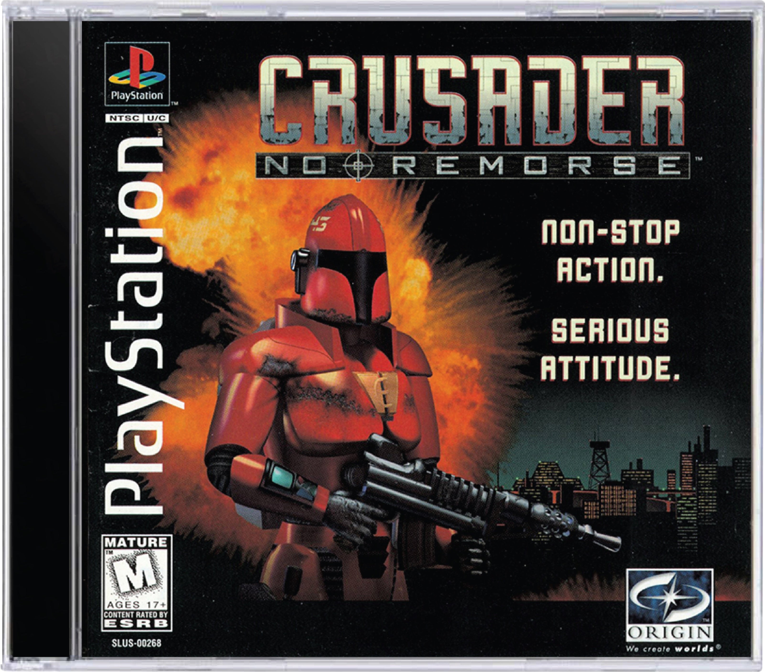 Crusader: No Remorse Sur Sony PS1 - Jeu Complet, Bon état