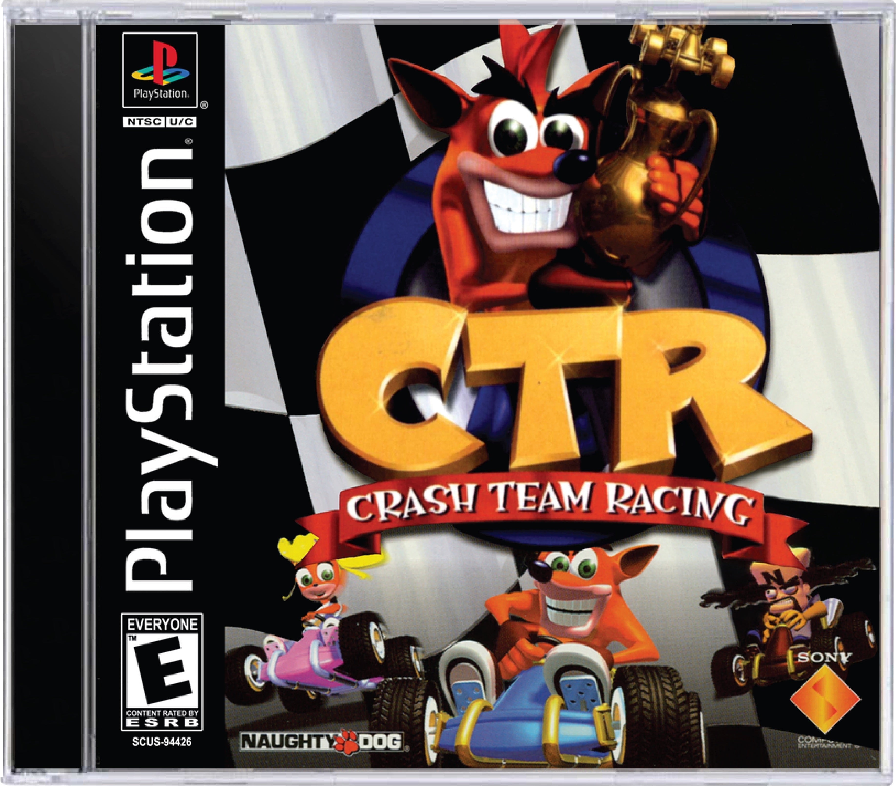 CTR Crash Team Racing Cover Art and Product Photo