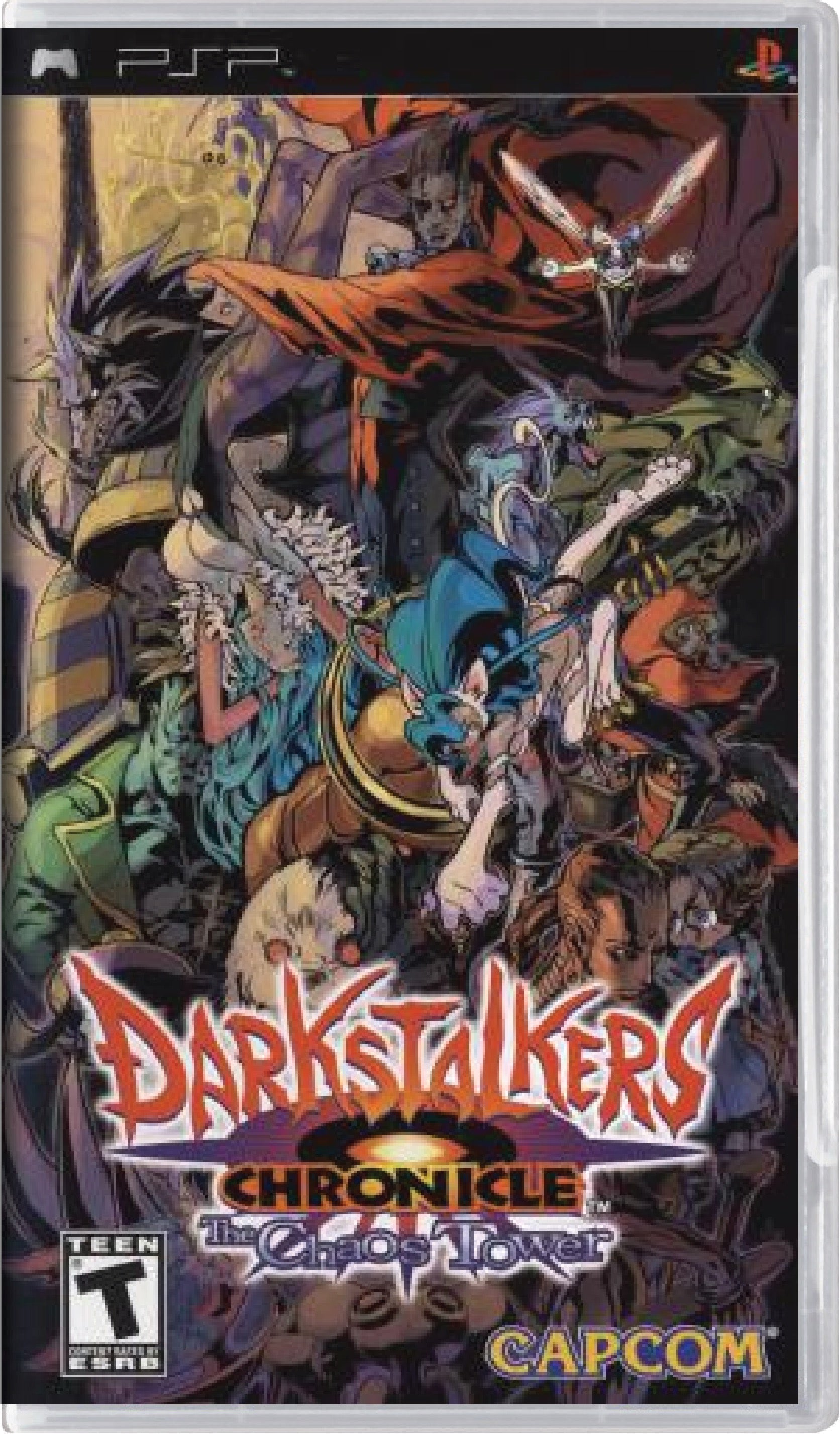 Darkstalkers Chronicle The Chaos Tower Cover Art