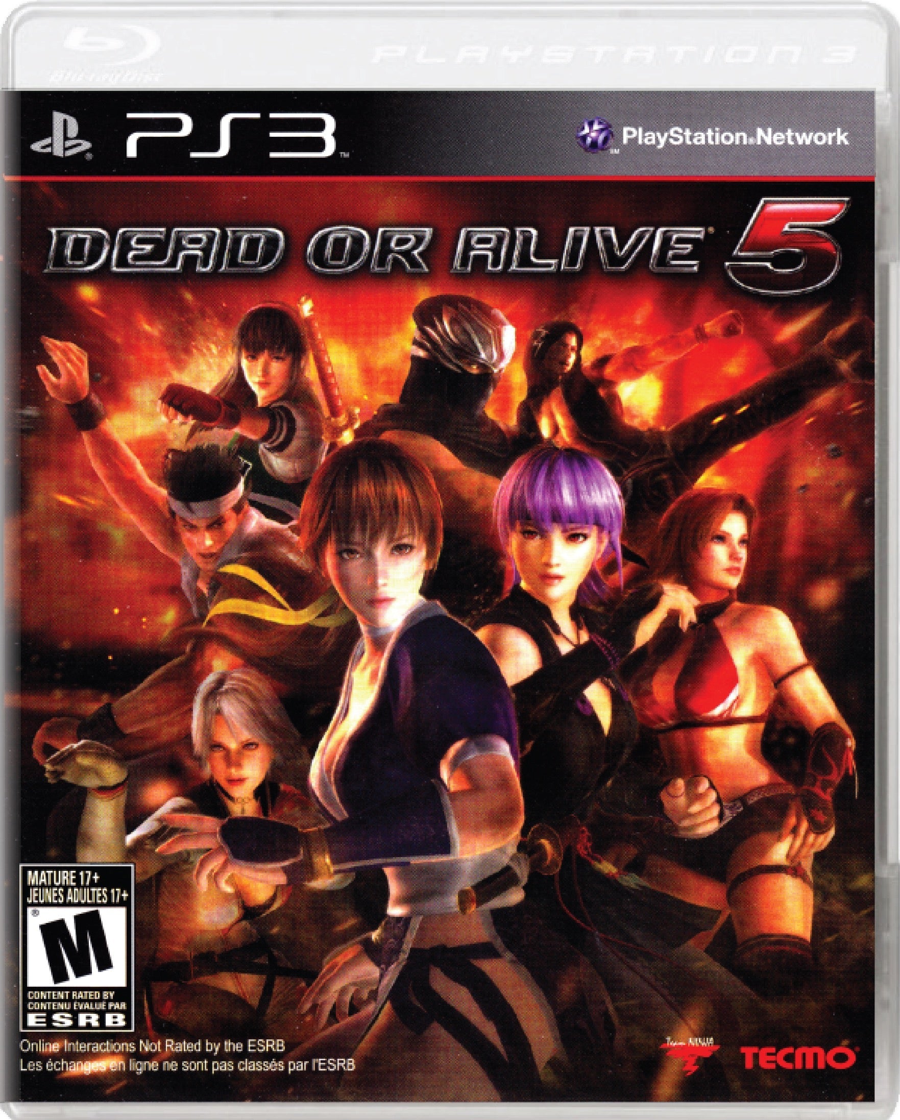 Dead or Alive 5 Cover Art