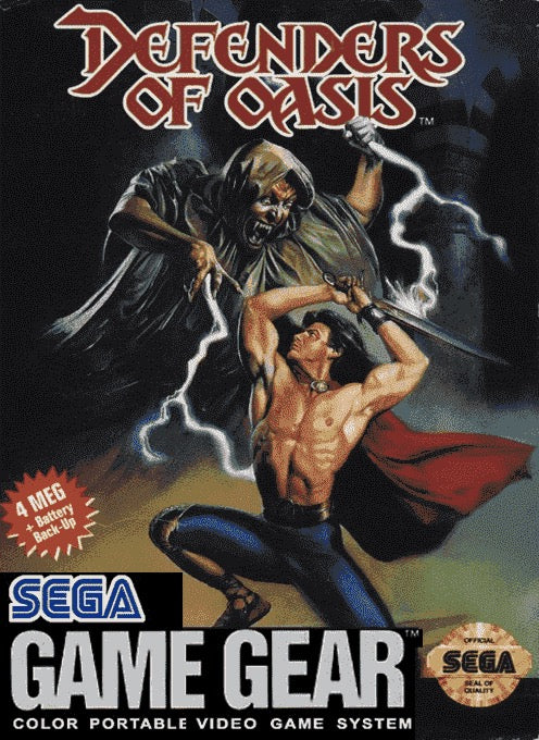 oasis gear Defenders of Oasis for Sega Game Gear